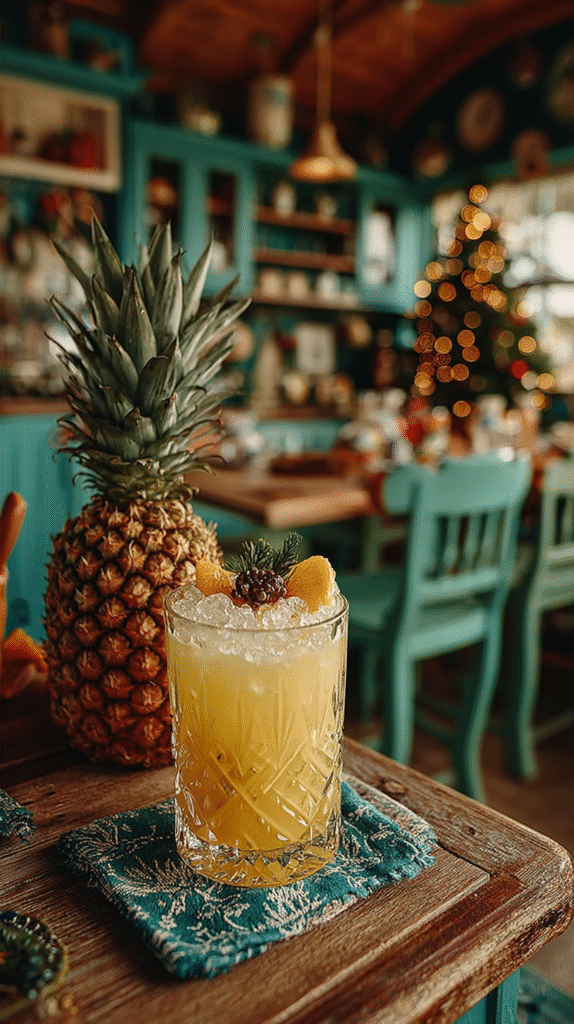 Pineapple Rum Sparkle