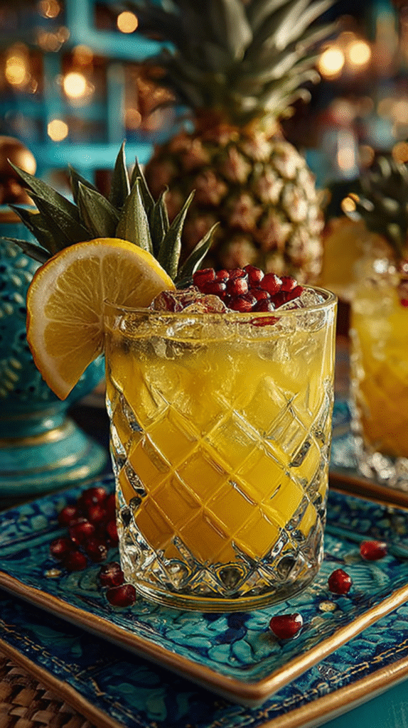 Pineapple Rum Sparkle
