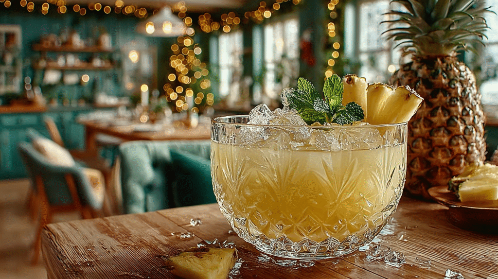 Pineapple Rum Sparkle