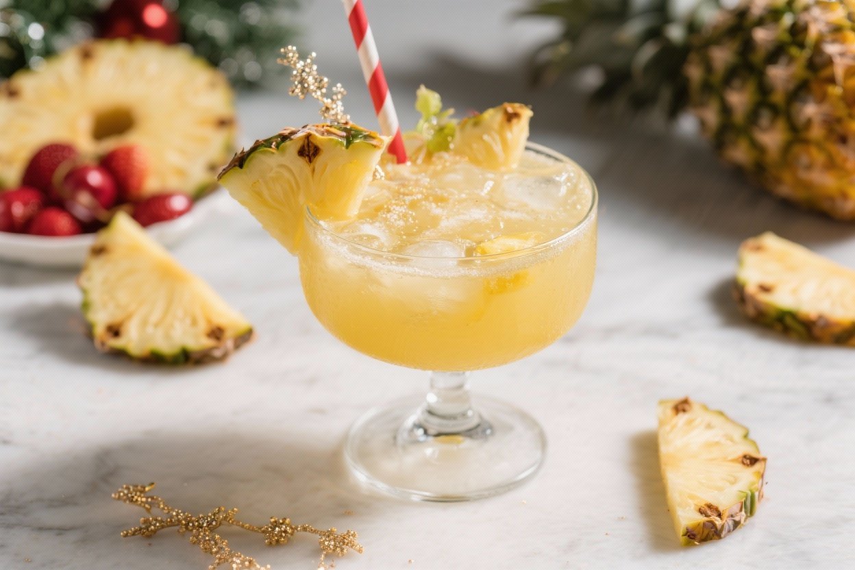 Pineapple Rum Sparkle