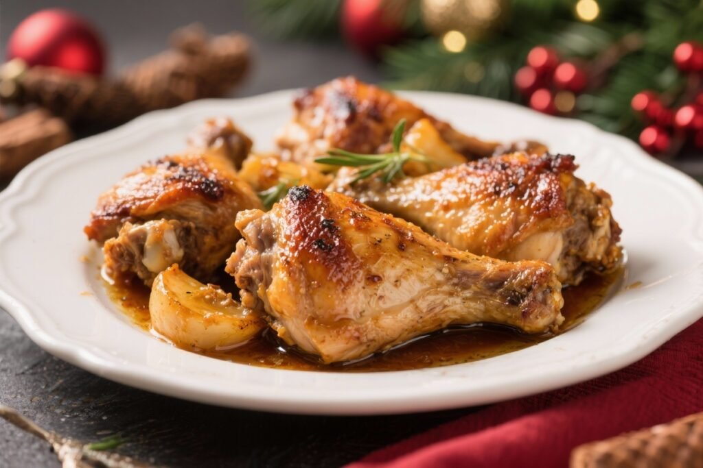 Christmas Roast Chicken Thighs