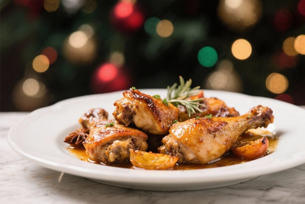 Christmas Roast Chicken Thighs